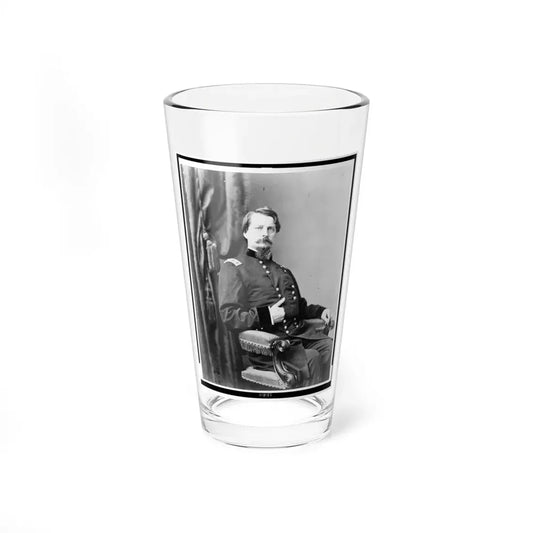 Major General Winfield S. Hancock, Three-Quarter Length Portrait, Seated, Facing Front (U.S. Civil War) Pint Glass 16oz 16oz - Go Mug Yourself