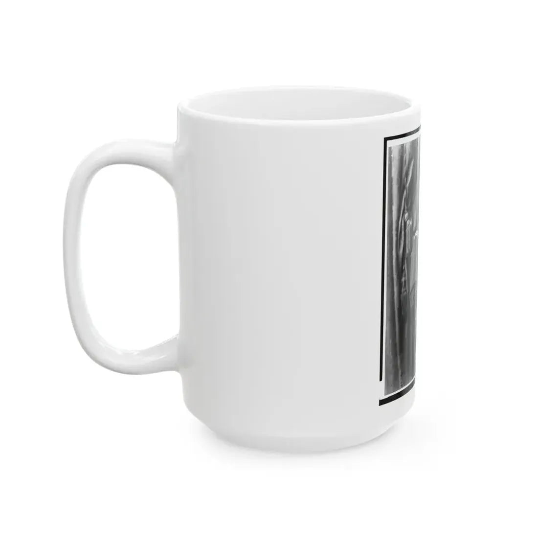 Major General Winfield S. Hancock, Three-Quarter Length Portrait, Seated, Facing Front (U.S. Civil War) White Coffee Mug - Go Mug Yourself