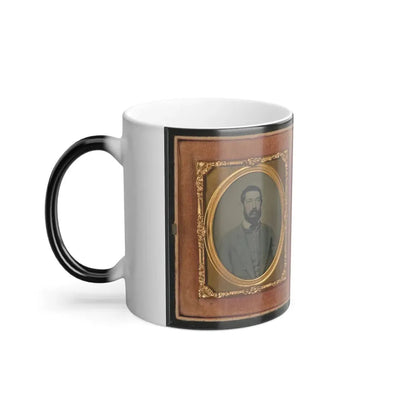 Major Robert Olin Peatross of Co. E, 30Th Virginia Infantry Regiment and Field and Staff With Sword (U.S. Civil War) Color Changing Coffee Mug 11oz - Go Mug Yourself