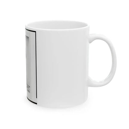 Major Sidney Coolidge, U.S.A., In Uniform, Full-Length Portrait, Facing Front (U.S. Civil War) White Coffee Mug - Go Mug Yourself