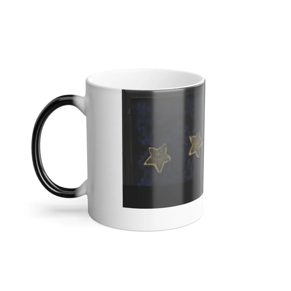 Major Thomas B. Beall of Company I, 10Th Mississippi Infantry Regiment With Bayoneted Musket, With Two Stars in Case (U.S. Civil War) Color Changing Coffee Mug 11oz-Go Mug Yourself