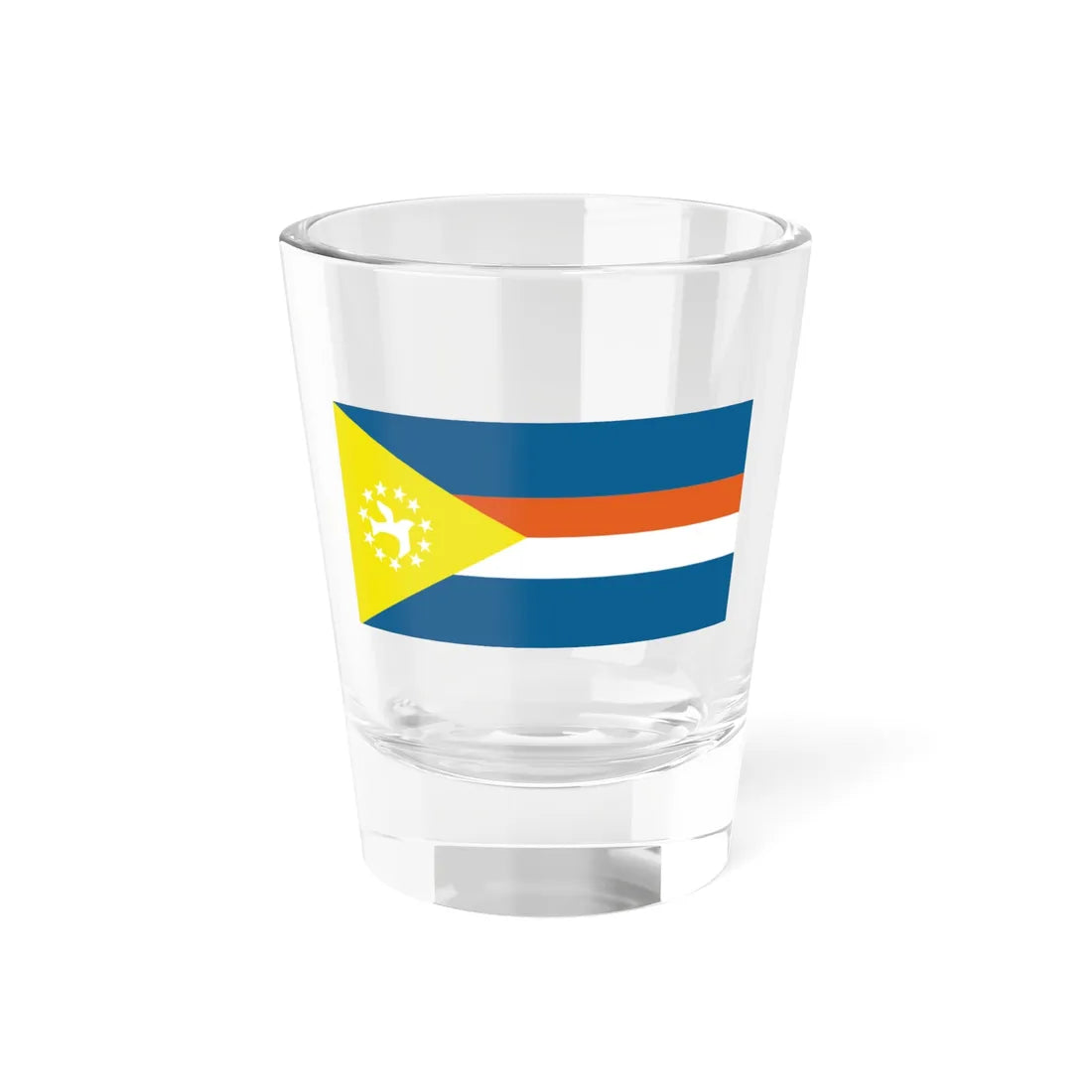Majuro Atoll Flag (Marshall Islands) Shot Glass 1.5oz 1.5oz - Go Mug Yourself