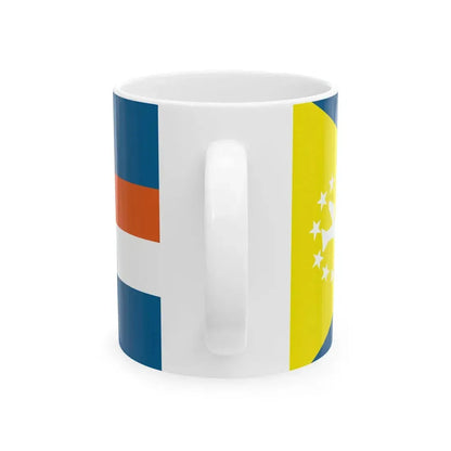 Majuro Atoll Flag (Marshall Islands) White Coffee Mug - Go Mug Yourself