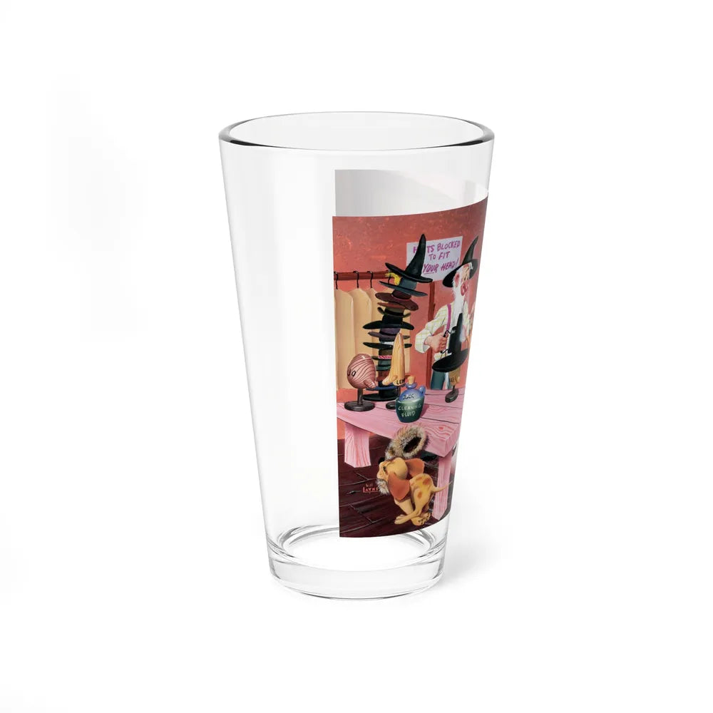 Make Mine Music calendar illustration - Pint Glass 16oz-Go Mug Yourself