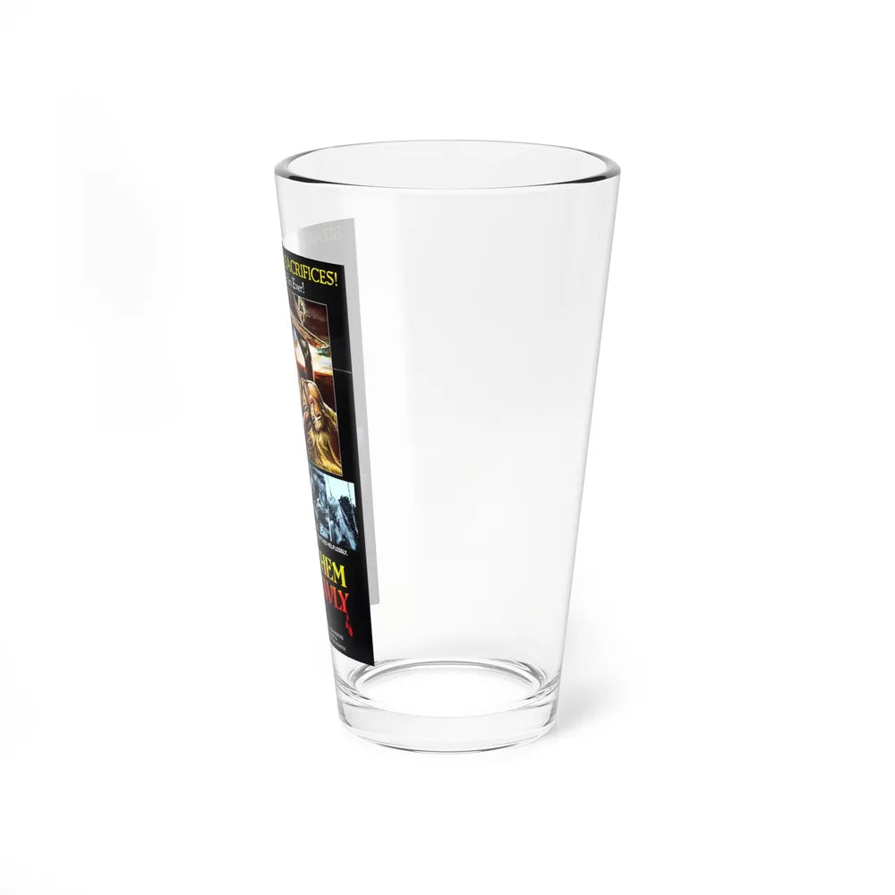 MAKE THEM DIE SLOWLY (Cannibal Ferox) 1981 Movie Poster - Pint Glass 16oz-Go Mug Yourself