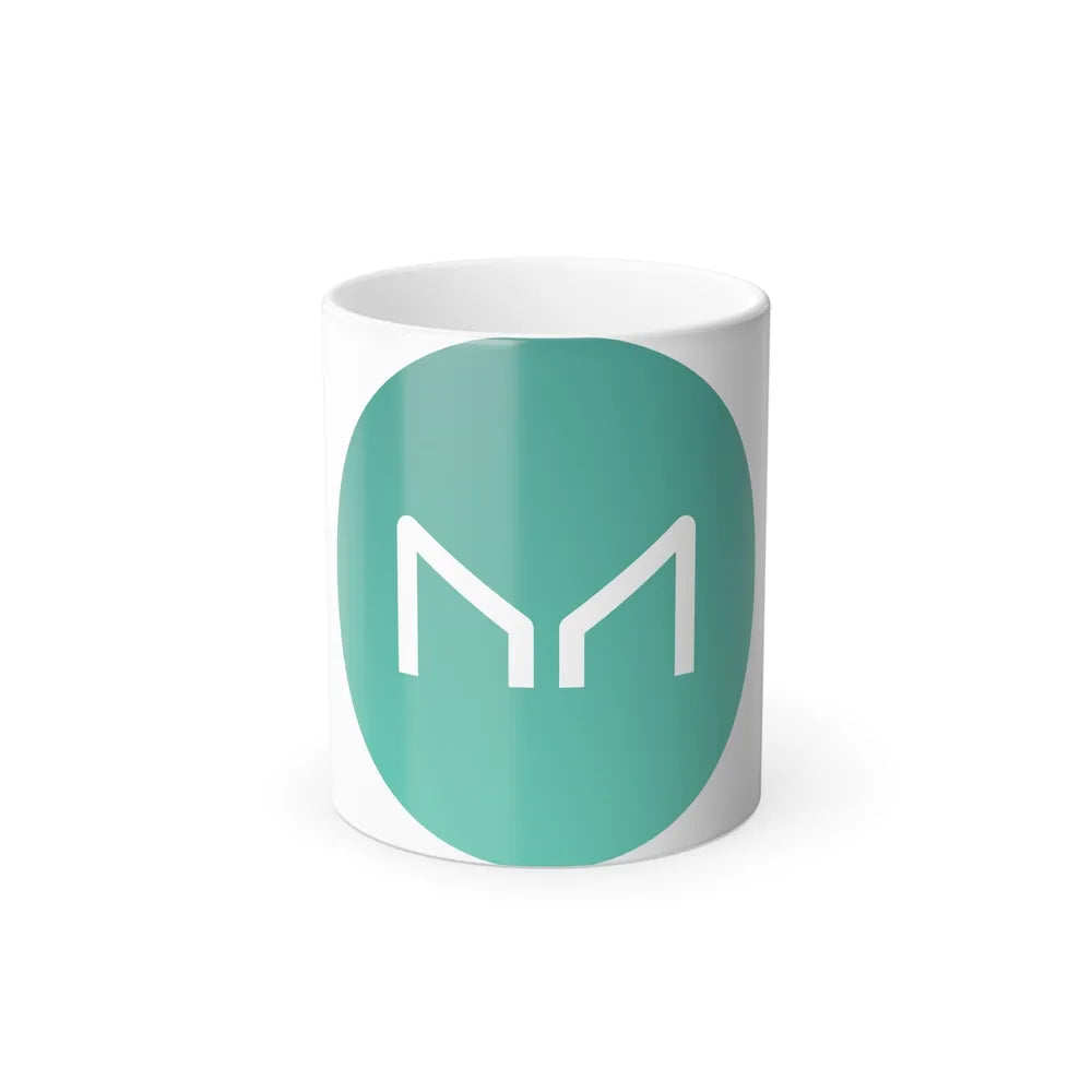 MAKER MKR (Cryptocurrency) Color Changing Mug 11oz-11oz-Go Mug Yourself