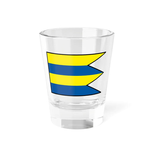 Makov Cadca Flag (Slovakia) Shot Glass 1.5oz 1.5oz - Go Mug Yourself