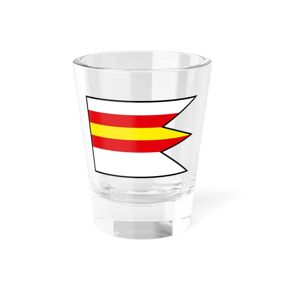 Mala Causa Prievidza Flag (Slovakia) Shot Glass 1.5oz 1.5oz - Go Mug Yourself