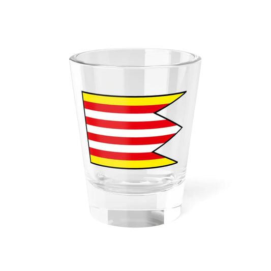 Mala Hradna Banovce Nad Bebravou Flag (Slovakia) Shot Glass 1.5oz 1.5oz - Go Mug Yourself