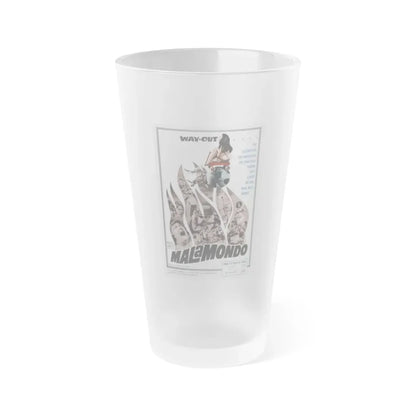 MALAMONDO 1964 Movie Poster - Frosted Pint Glass 16oz Default Title - Go Mug Yourself