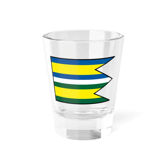 Malatiny Liptovsky Mikulas Flag (Slovakia) Shot Glass 1.5oz 1.5oz - Go Mug Yourself