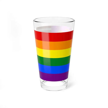 Malaya Gay-pride Rainbow Flag (Malaysia) Pint Glass 16oz - Go Mug Yourself
