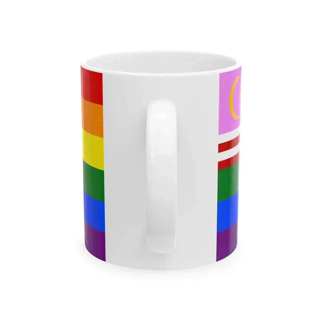 Malaya Gay-pride Rainbow Flag (Malaysia) White Coffee Mug - Go Mug Yourself