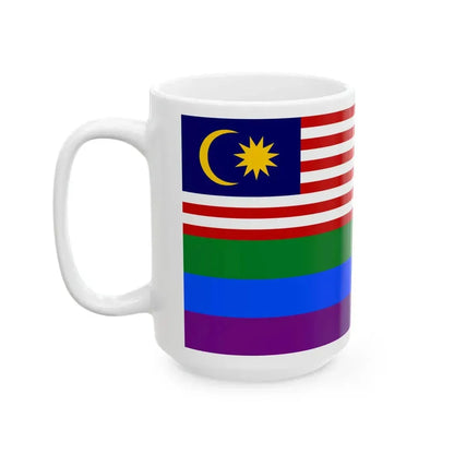 Malaya Rainbow Flag (Malaysia) White Coffee Mug - Go Mug Yourself