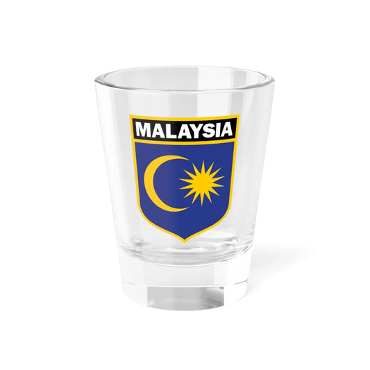 Malaysia national ice hockey team logo 2023 (Malaysia) Shot Glass 1.5oz 1.5oz - Go Mug Yourself