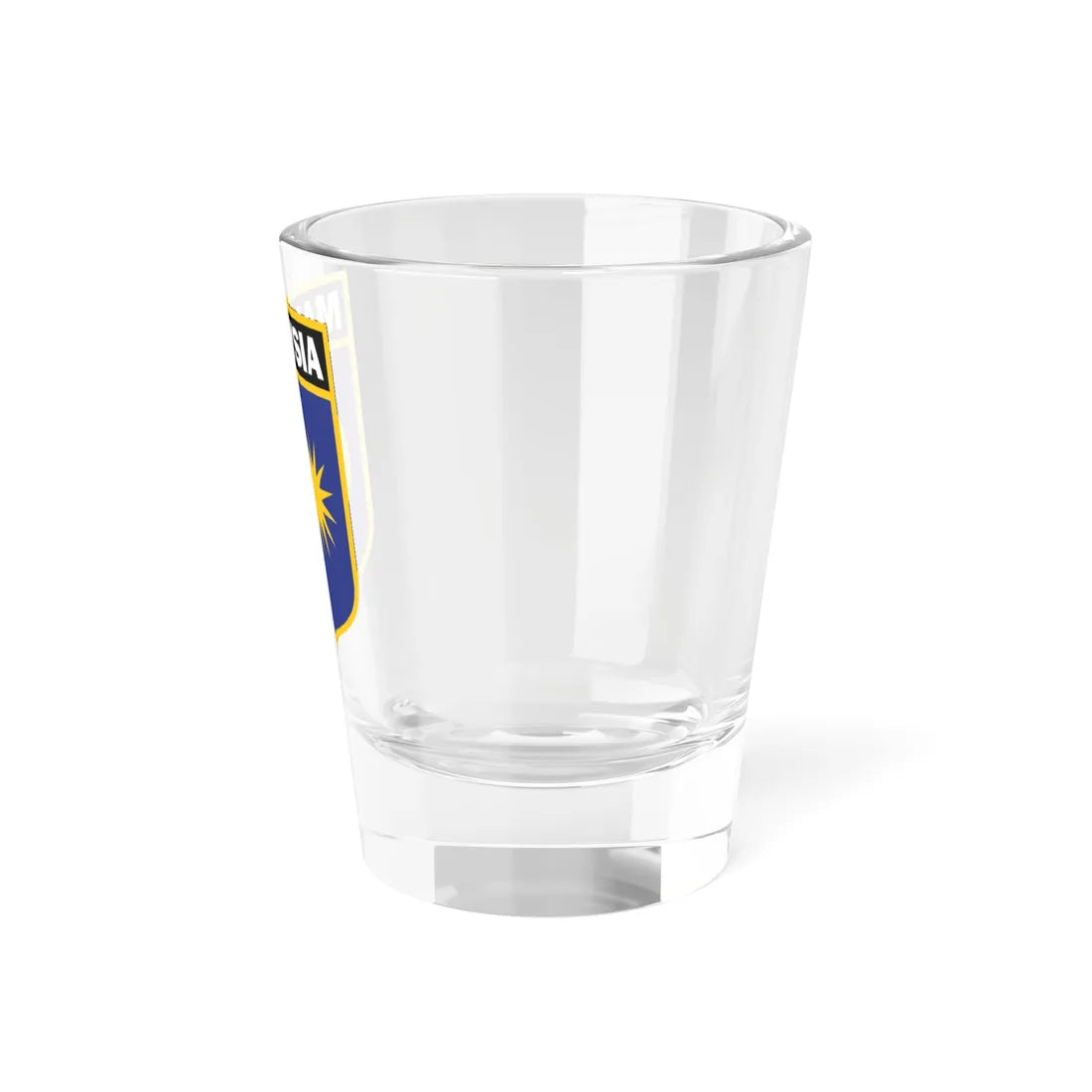 Malaysia national ice hockey team logo 2023 (Malaysia) Shot Glass 1.5oz - Go Mug Yourself