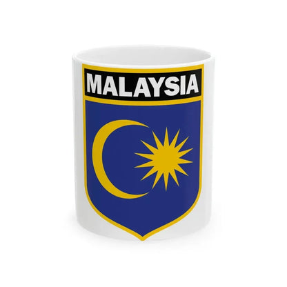 Malaysia national ice hockey team logo 2023 (Malaysia) White Coffee Mug 11oz - Go Mug Yourself