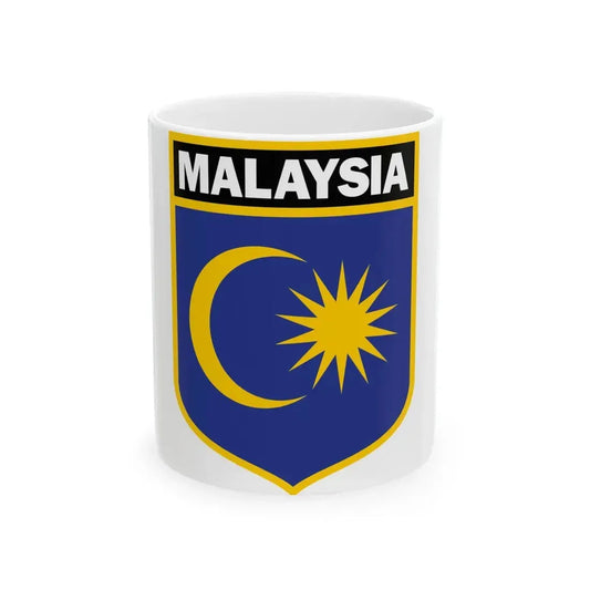 Malaysia national ice hockey team logo 2023 (Malaysia) White Coffee Mug 11oz - Go Mug Yourself