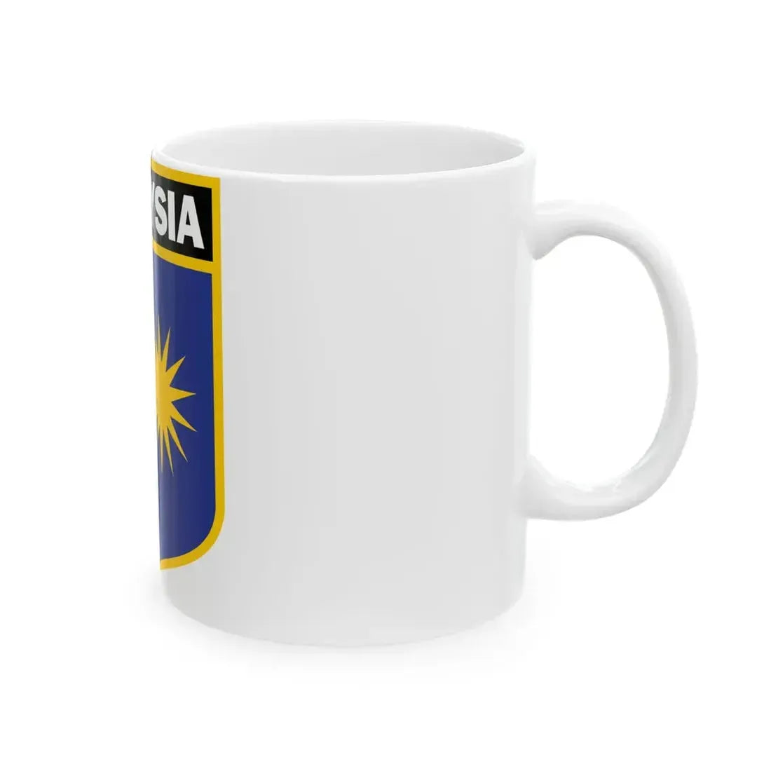 Malaysia national ice hockey team logo 2023 (Malaysia) White Coffee Mug - Go Mug Yourself