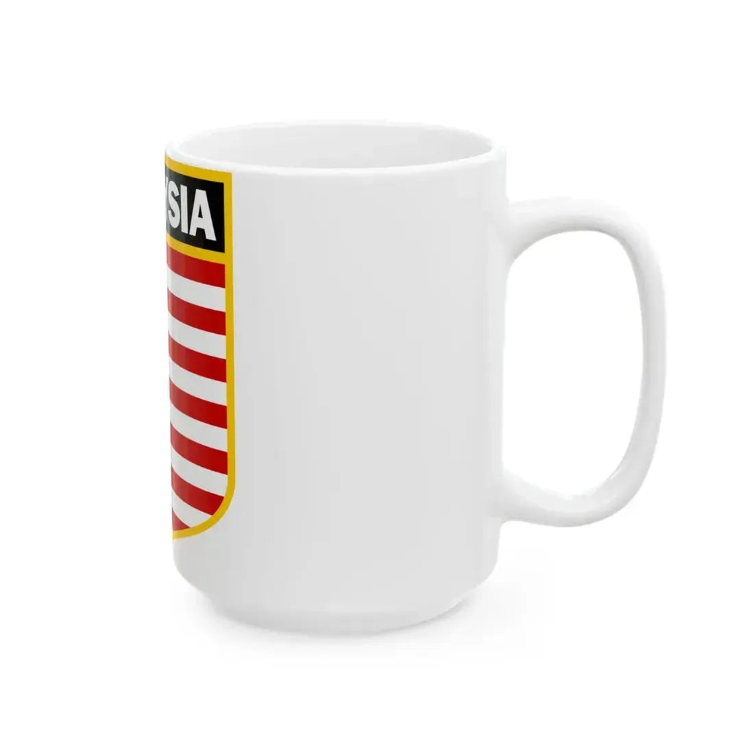 Malaysia national ice hockey team logo (Malaysia) White Coffee Mug - Go Mug Yourself
