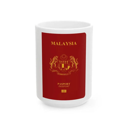 Malaysia Passport - White Coffee Mug 15oz - Go Mug Yourself