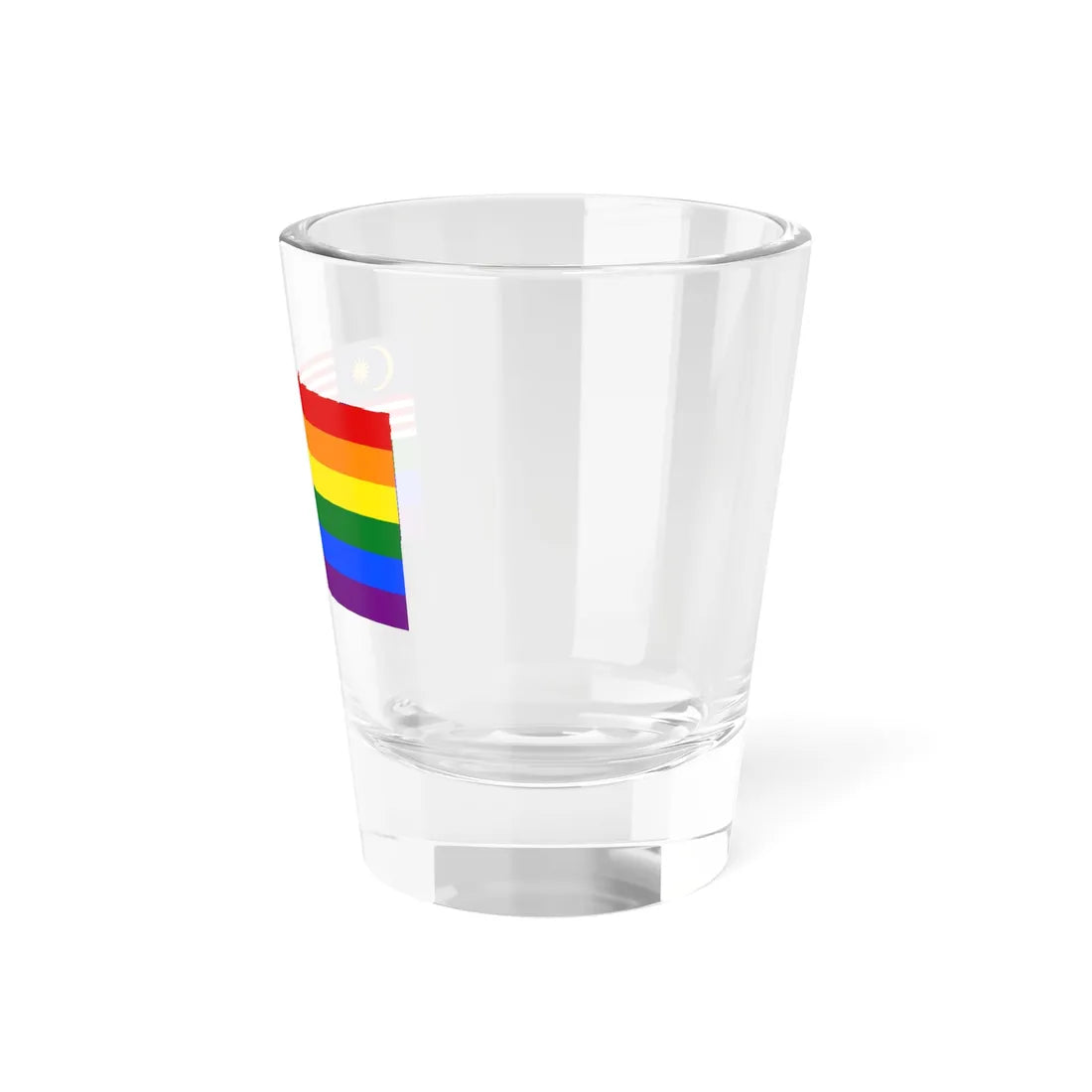 Malaysia Rainbow Flag (Malaysia) Shot Glass 1.5oz - Go Mug Yourself