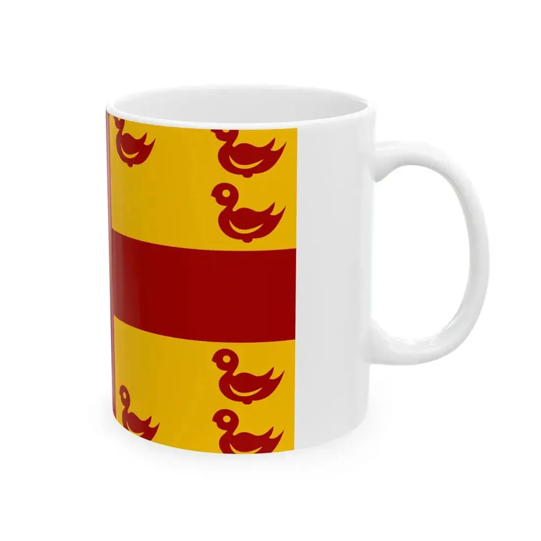 Maldegem vlag (Belgium) White Coffee Mug - Go Mug Yourself