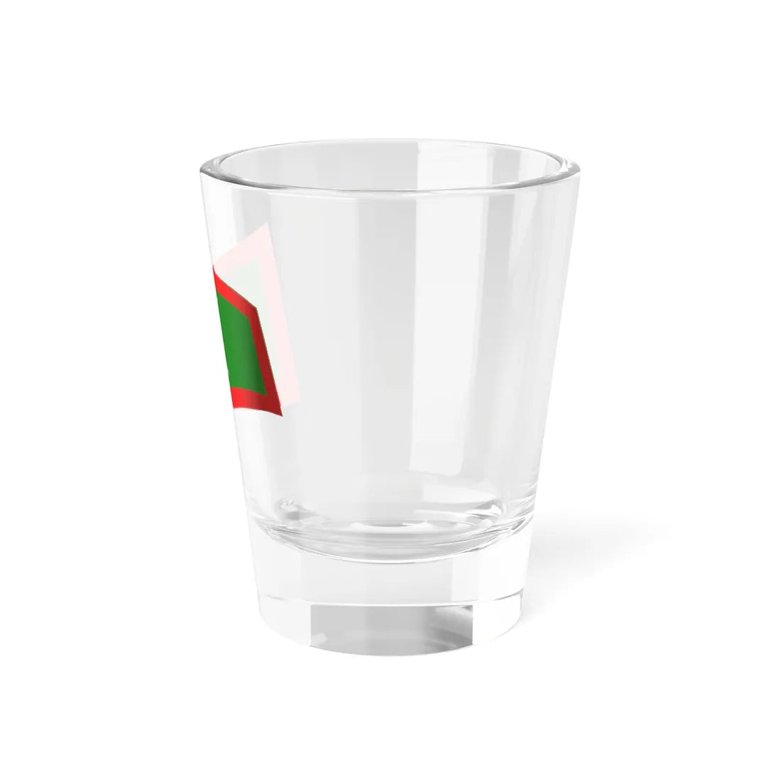 Maldives Flag - iconic waving (Maldives) Shot Glass 1.5oz - Go Mug Yourself