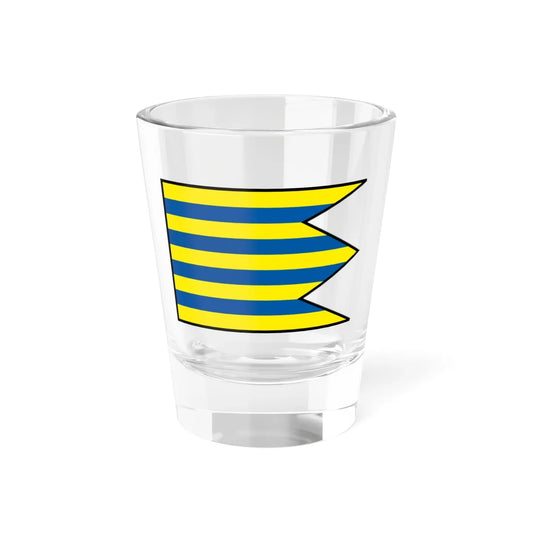 Male Borove Liptovsky Mikulas Flag (Slovakia) Shot Glass 1.5oz 1.5oz - Go Mug Yourself
