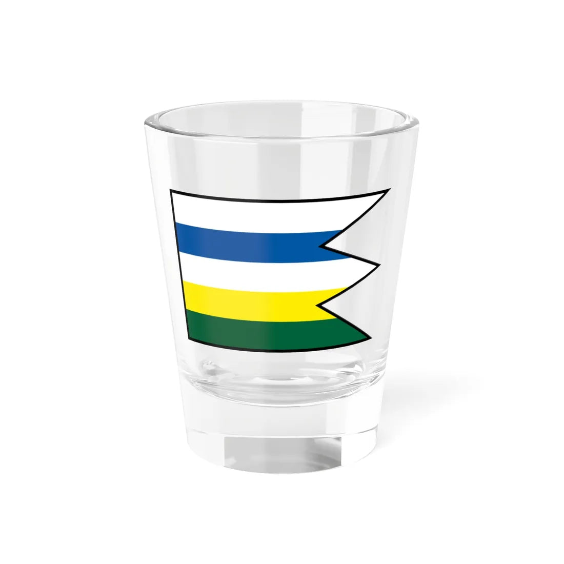 Male Hoste Banovce Nad Bebravou Flag (Slovakia) Shot Glass 1.5oz 1.5oz - Go Mug Yourself