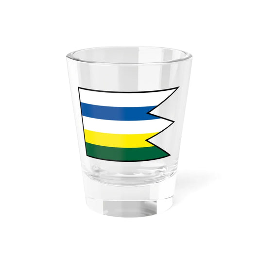 Male Hoste Banovce Nad Bebravou Flag (Slovakia) Shot Glass 1.5oz 1.5oz - Go Mug Yourself