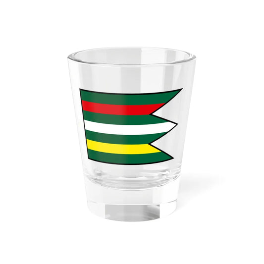 Male Kosihy Nove Zamky Flag (Slovakia) Shot Glass 1.5oz 1.5oz - Go Mug Yourself