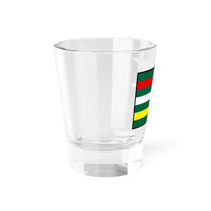 Male Kosihy Nove Zamky Flag (Slovakia) Shot Glass 1.5oz - Go Mug Yourself