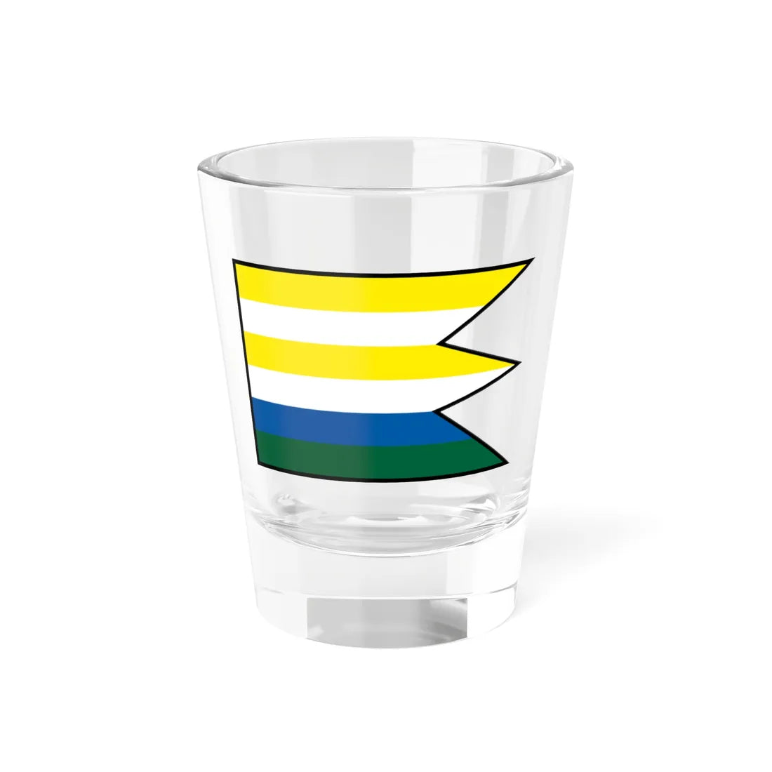 Male Kozmalovce Levice Flag (Slovakia) Shot Glass 1.5oz 1.5oz - Go Mug Yourself