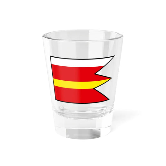 Male Krstenany Partizanske Flag (Slovakia) Shot Glass 1.5oz 1.5oz - Go Mug Yourself