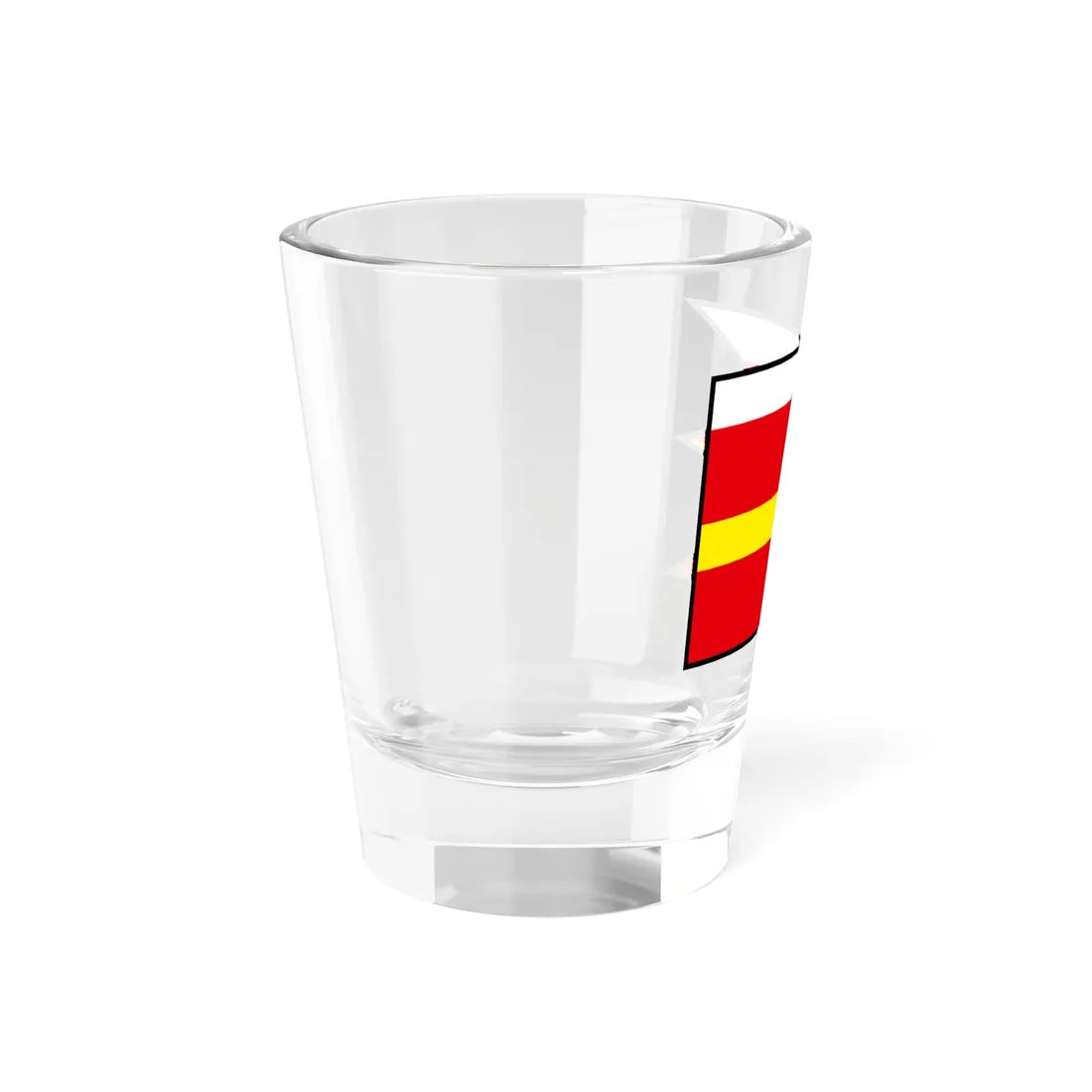 Male Krstenany Partizanske Flag (Slovakia) Shot Glass 1.5oz - Go Mug Yourself