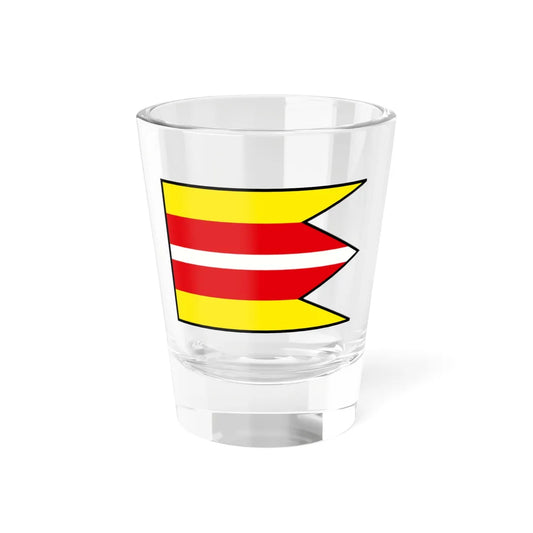 Male Lednice Povazska Bystrica Flag (Slovakia) Shot Glass 1.5oz 1.5oz - Go Mug Yourself