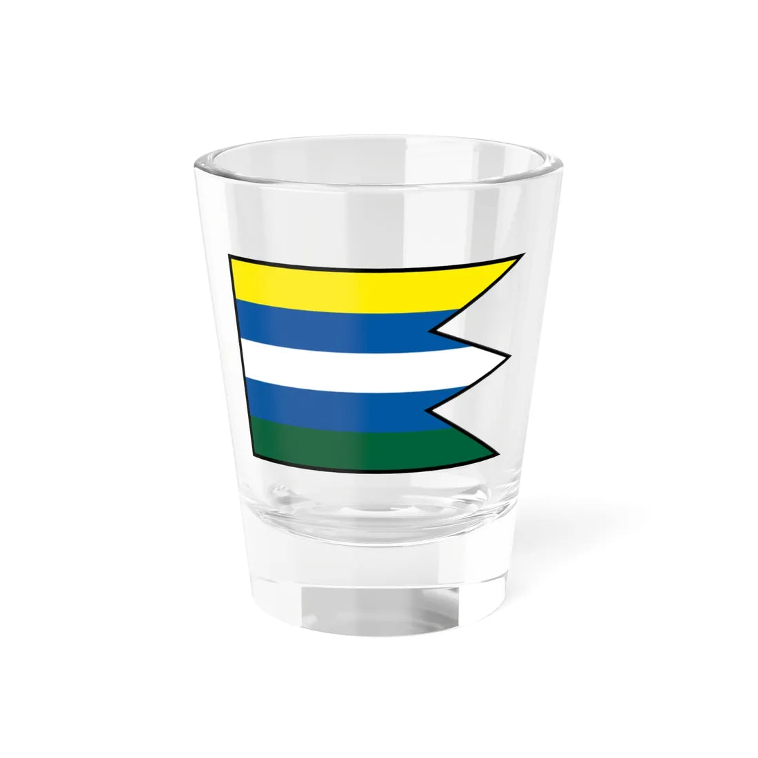 Male Ripnany Topolcany Flag (Slovakia) Shot Glass 1.5oz 1.5oz - Go Mug Yourself