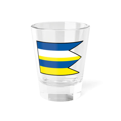 Male Uherce Partizanske Flag (Slovakia) Shot Glass 1.5oz 1.5oz - Go Mug Yourself