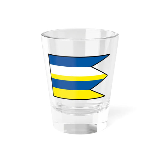 Male Uherce Partizanske Flag (Slovakia) Shot Glass 1.5oz 1.5oz - Go Mug Yourself