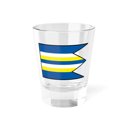 Male Zaluzie Nitra Flag (Slovakia) Shot Glass 1.5oz 1.5oz - Go Mug Yourself