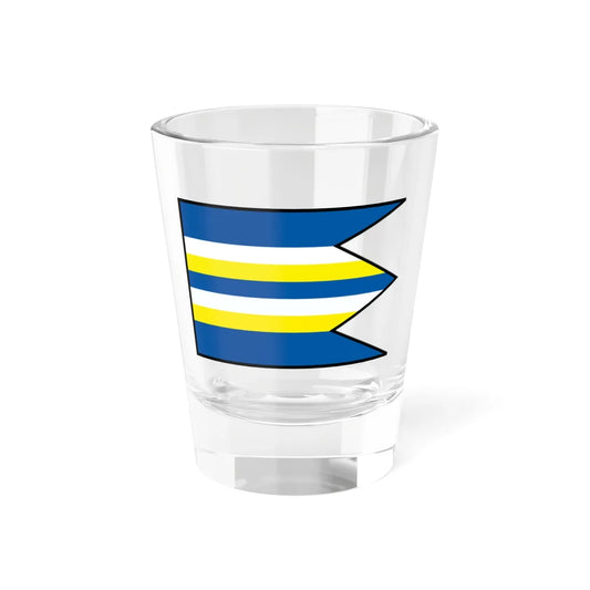 Male Zaluzie Nitra Flag (Slovakia) Shot Glass 1.5oz 1.5oz - Go Mug Yourself