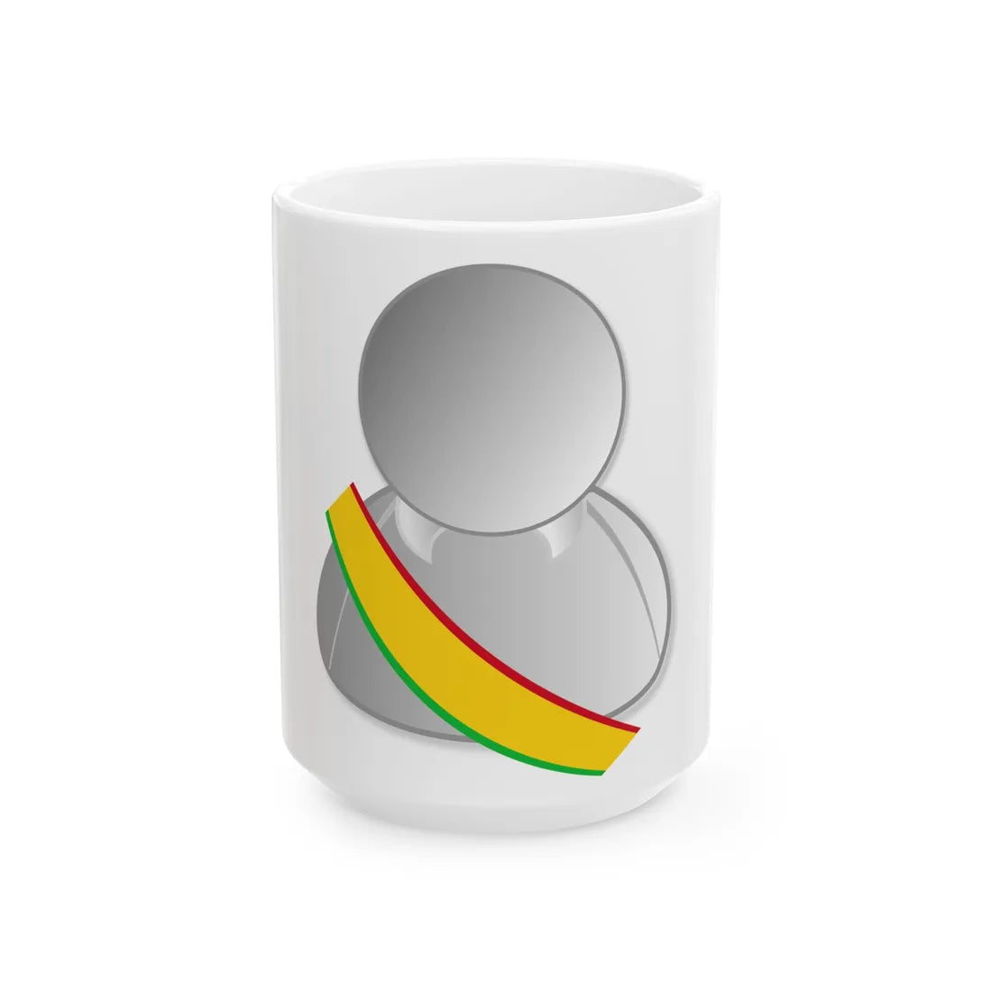 Mali politic personality icon (Mali) White Coffee Mug 15oz - Go Mug Yourself