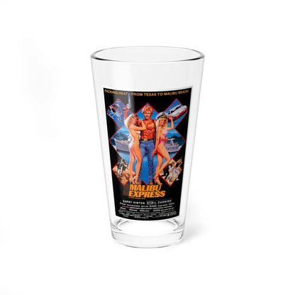 MALIBU EXPRESS 1985 Movie Poster - Pint Glass 16oz-16oz-Go Mug Yourself