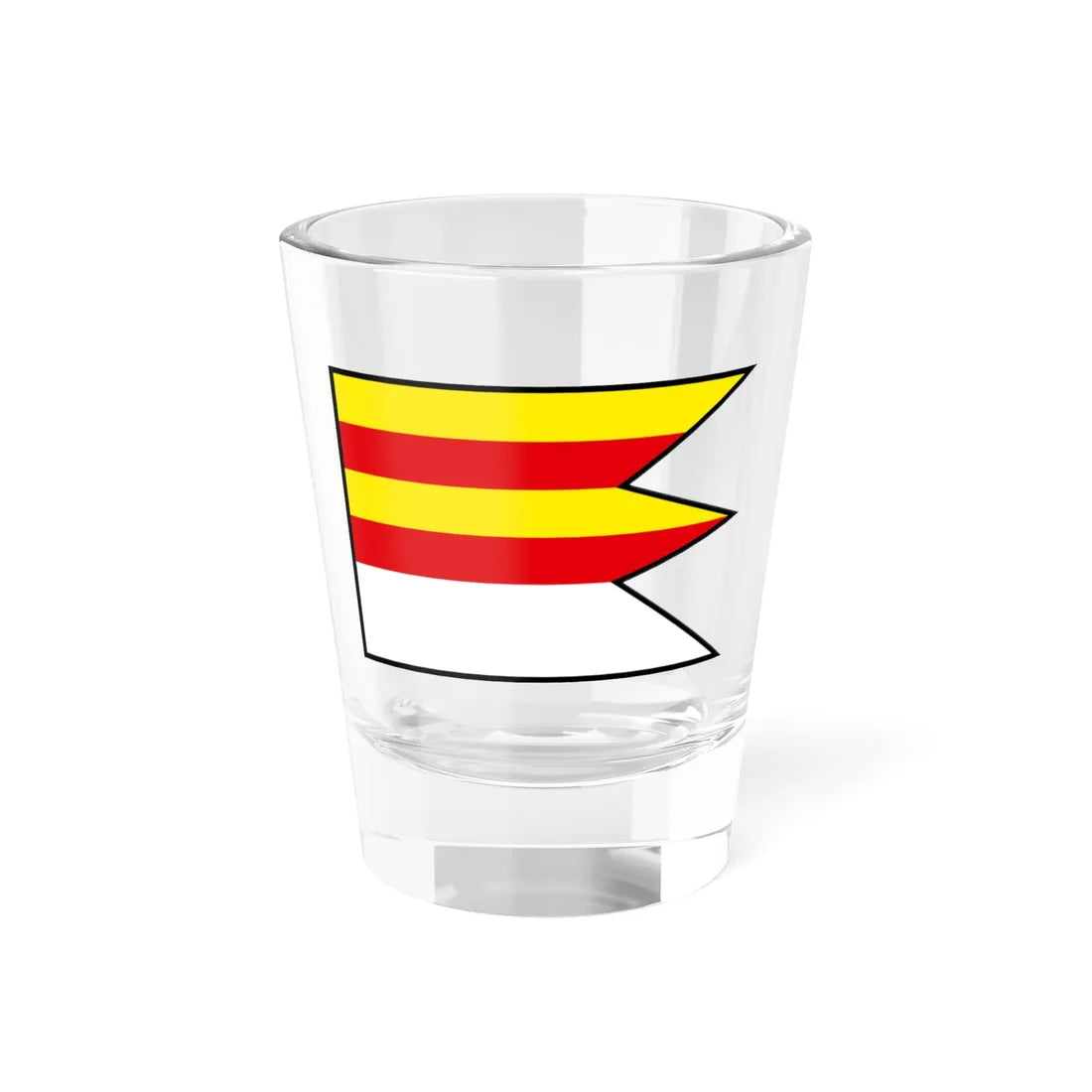 Malinova Prievidza Flag (Slovakia) Shot Glass 1.5oz 1.5oz - Go Mug Yourself