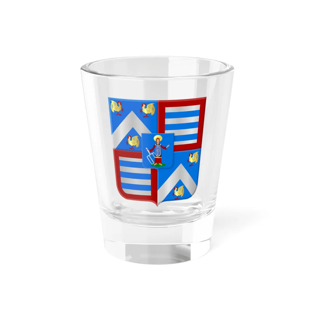 Malle wapen2 (Belgium) (Coat of Arms) Shot Glass 1.5oz 1.5oz - Go Mug Yourself
