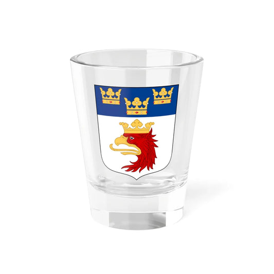 Malmöhus läns vapen (Sweden) (Coat of Arms) Shot Glass 1.5oz 1.5oz - Go Mug Yourself