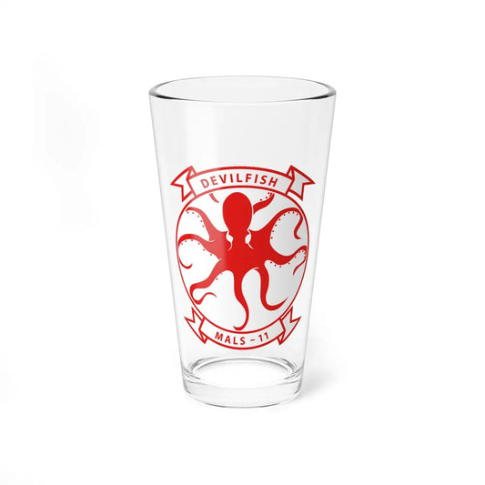 MALS 11 Devilfish 2 (USMC) Pint Glass 16oz-16oz-Go Mug Yourself