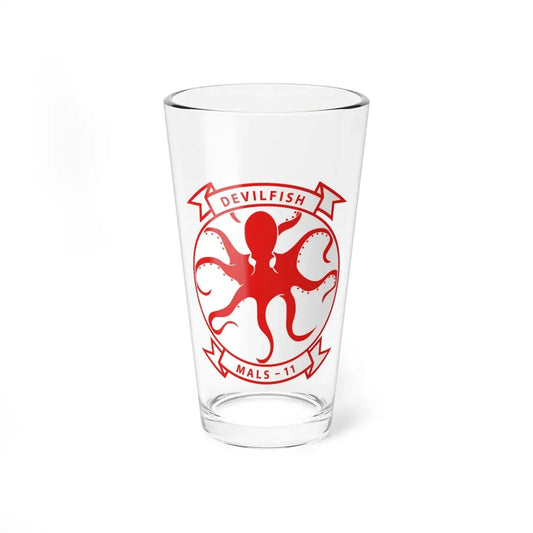 MALS 11 Devilfish 2 (USMC) Pint Glass 16oz 16oz - Go Mug Yourself
