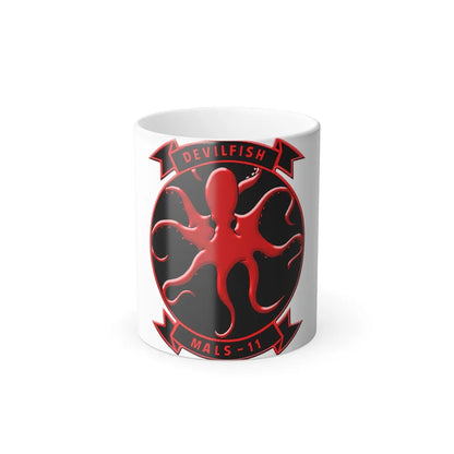 MALS 11 Devilfish (USMC) Color Changing Mug 11oz-11oz-Go Mug Yourself